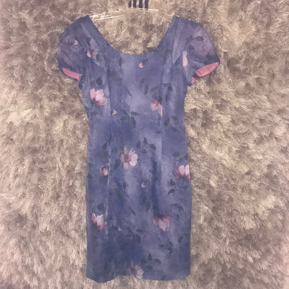 Taurus II floral blue dress Petite 6